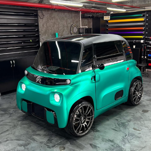 Covering Citroen AMI bleu, jantes citroen ami